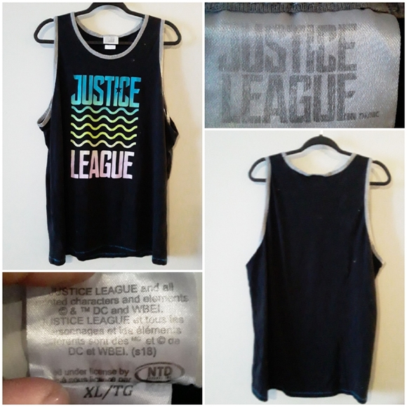 DC Comics Justice League Muscle Shirt/Tank Top - Picture 1 of 11